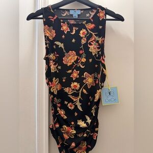 CECE - Jersey Floral Print - Tank Top Blouse